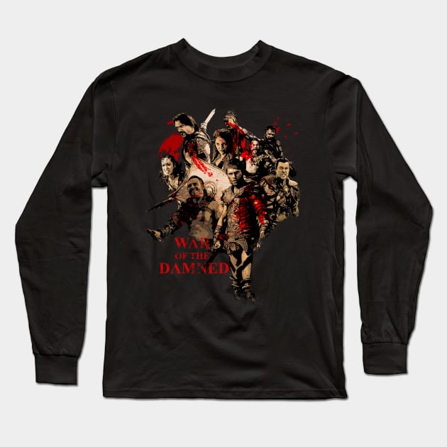 Spartacus War of the Damned Long Sleeve T-Shirt by RetroVania